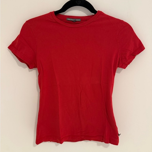 James Perse Tops - James Perse Vibrant Red Short Sleeve Tee size 2/Small